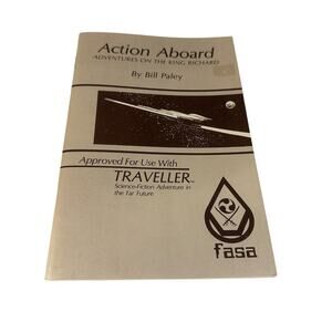 Traveller RPG Action Aboard: Adventures on the King Richard 1981 FASA + Map